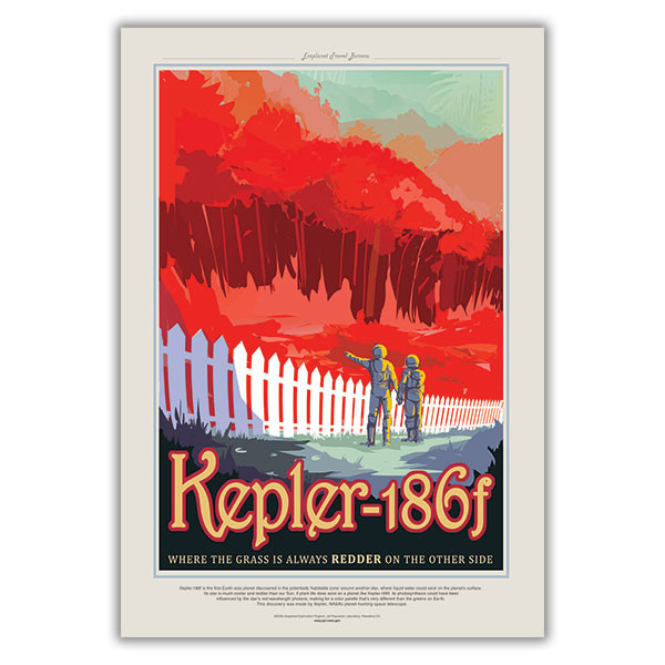 Kepler -16b. NASA JPL Space Tourism Travel Poster Kepler -16b. NASA JPL Space Tourism Travel Poster
