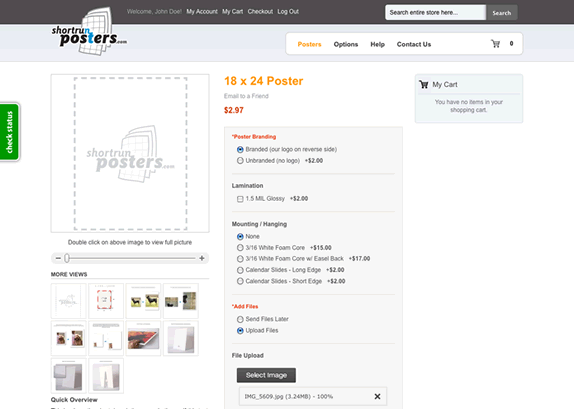 Item Details Page